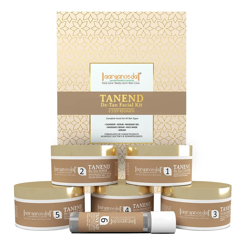 Aryanveda Tanend De-Tan Facial Kit-260gm