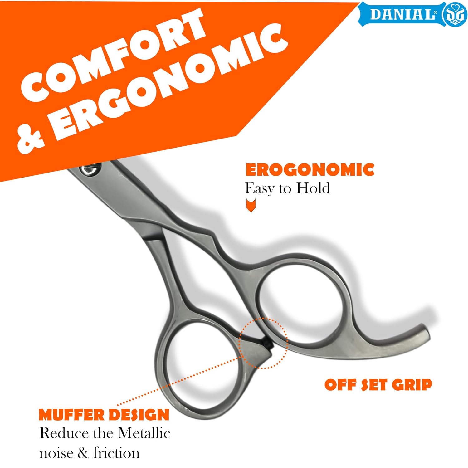 DANIAL RAZOR SCISSOR 7″ SATIN