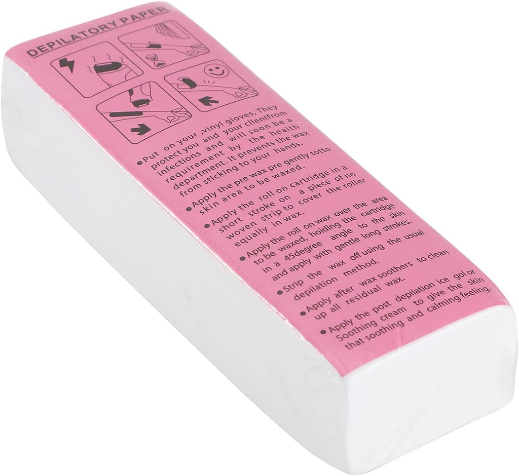 Depilatory Paper Wax Strips -100 sheets