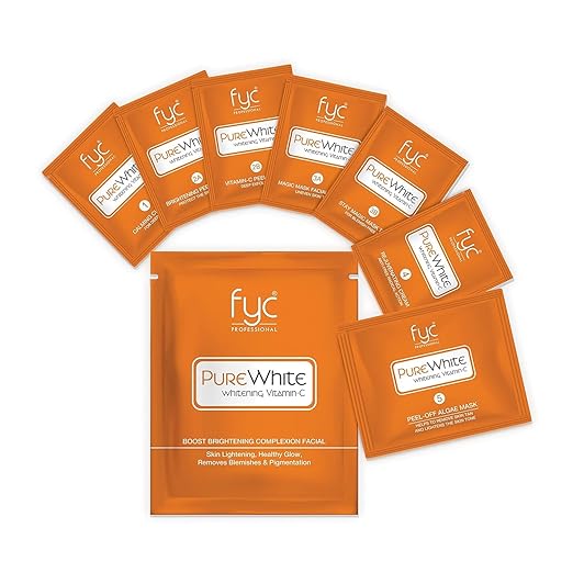Pure White Vitamin C Facial Kit 5 Step 95g X5 facial kits (675g)