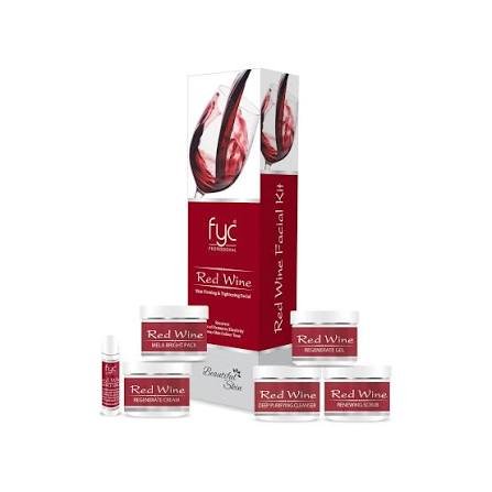 FYC Professional Red Wine Skin Firming & Tightening Facial Kit – 260g