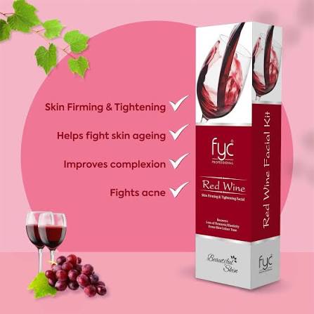 FYC Professional Red Wine Skin Firming & Tightening Facial Kit – 260g