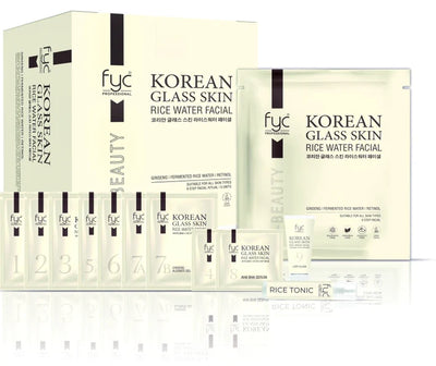 FYC Korean Glass Skin Rice Water Facial Kit 9 Steps