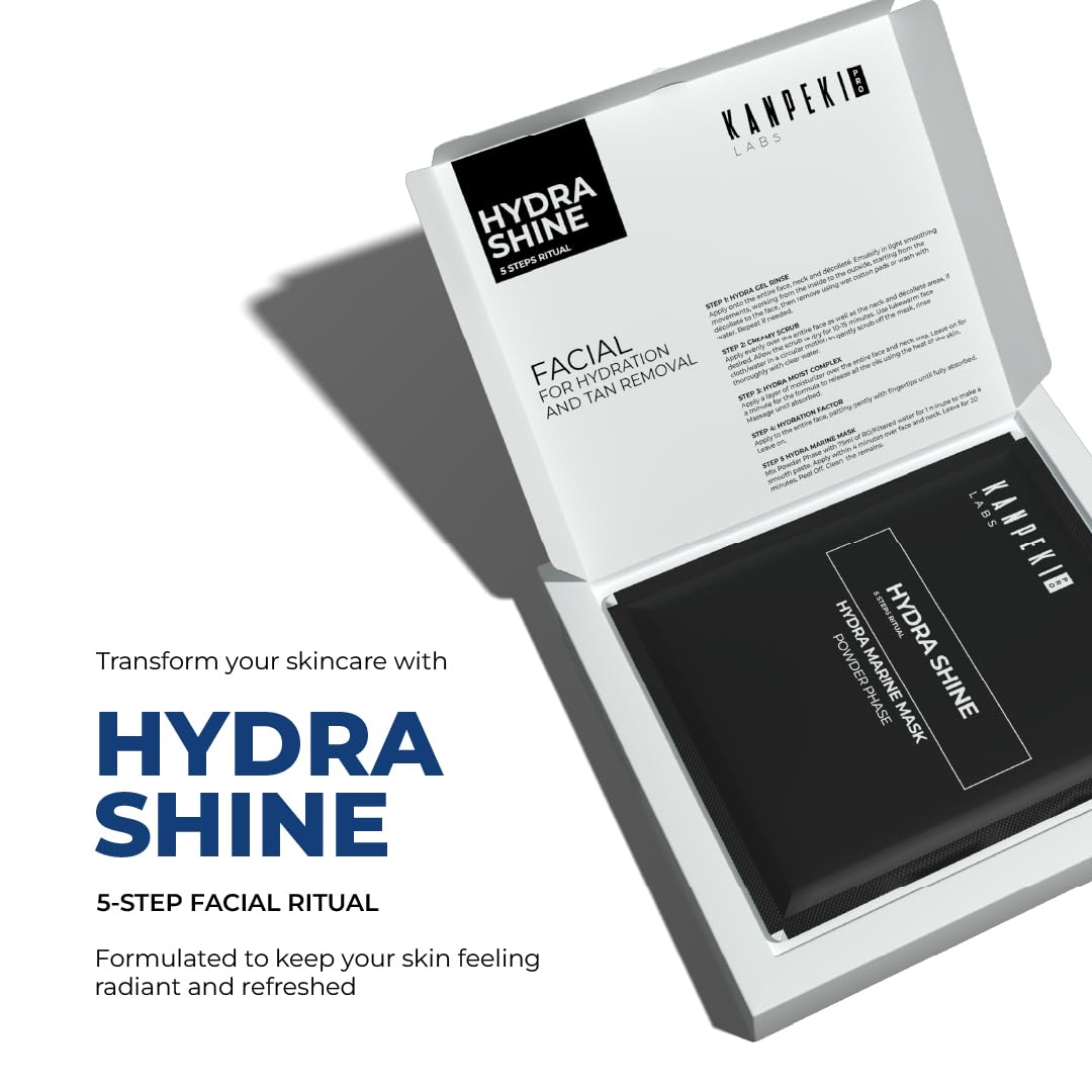 Kanpeki Hydra Shine 5-Step Facial Kit