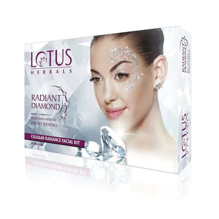 Lotus Herbals Radiant Diamond Cellular Radiance Single Facial Kit