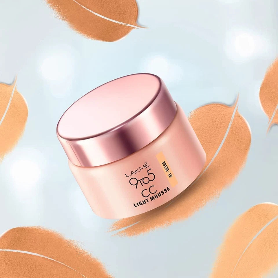 Lakme 9 To 5 CC Mousse - Beige - 25 gm