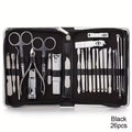 26pcs Nail Clipper Kit with Nail Clipper Ear Spoon Nail Files for Men And Women Toe Nail Clipping