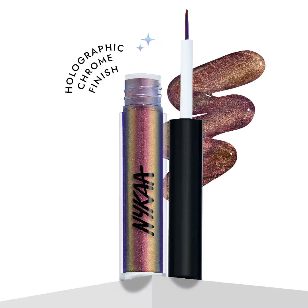 Nykaa Cosmetics Stardust Dual Chrome Eyeliner with Holographic Finish - Post