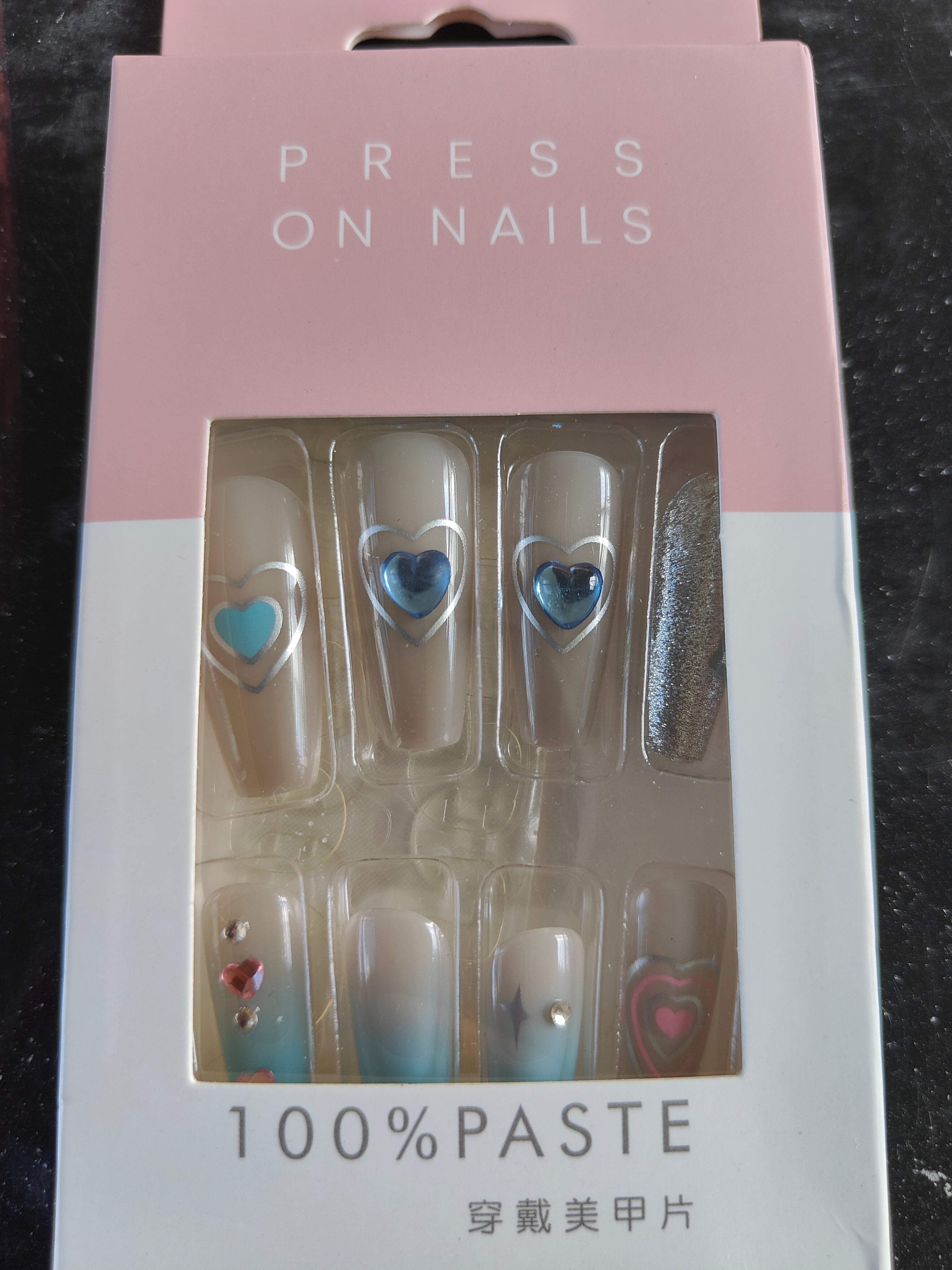 Pack of 3 Press on Nails Set