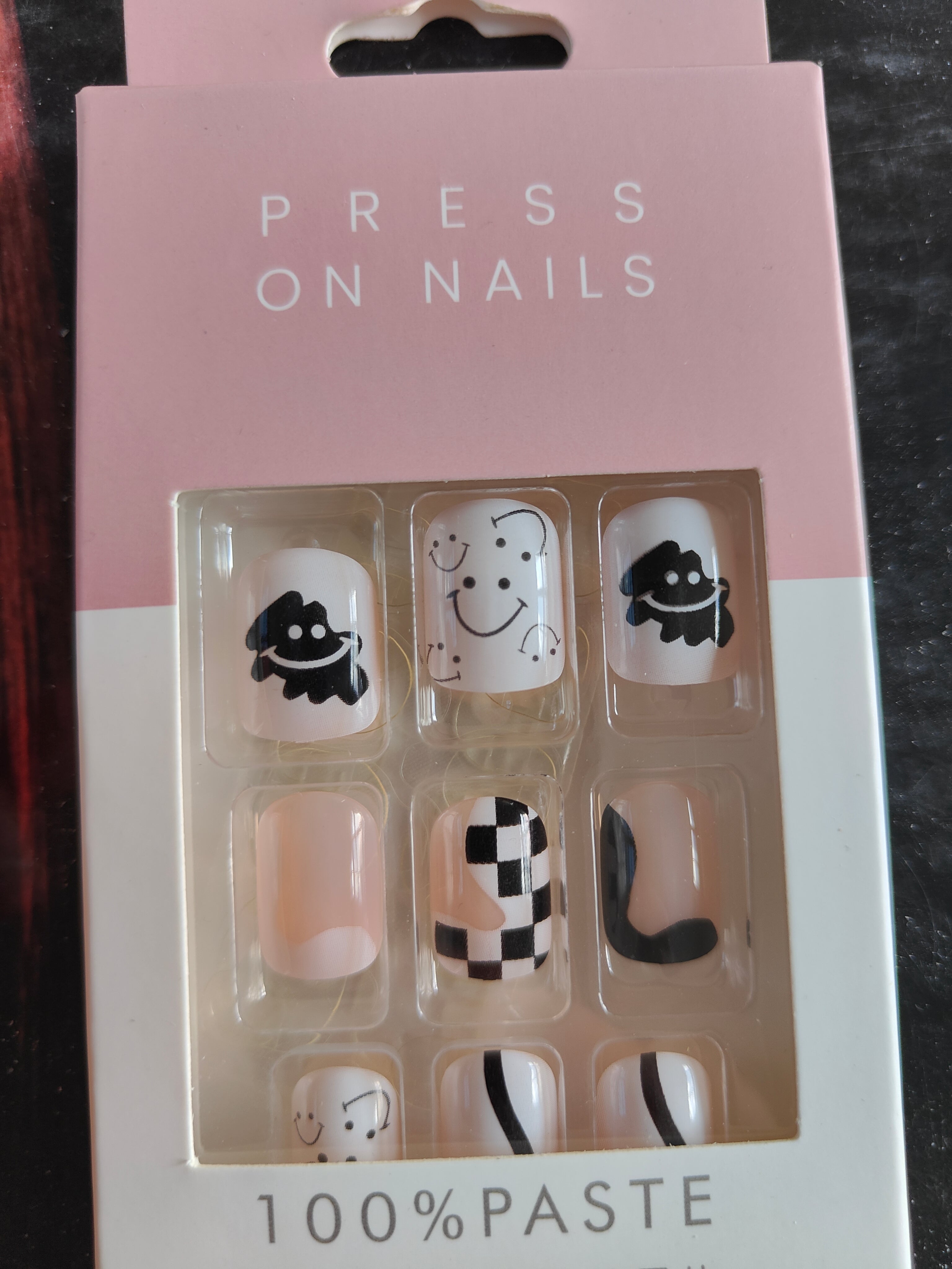 Pack of 3 Press on Nails