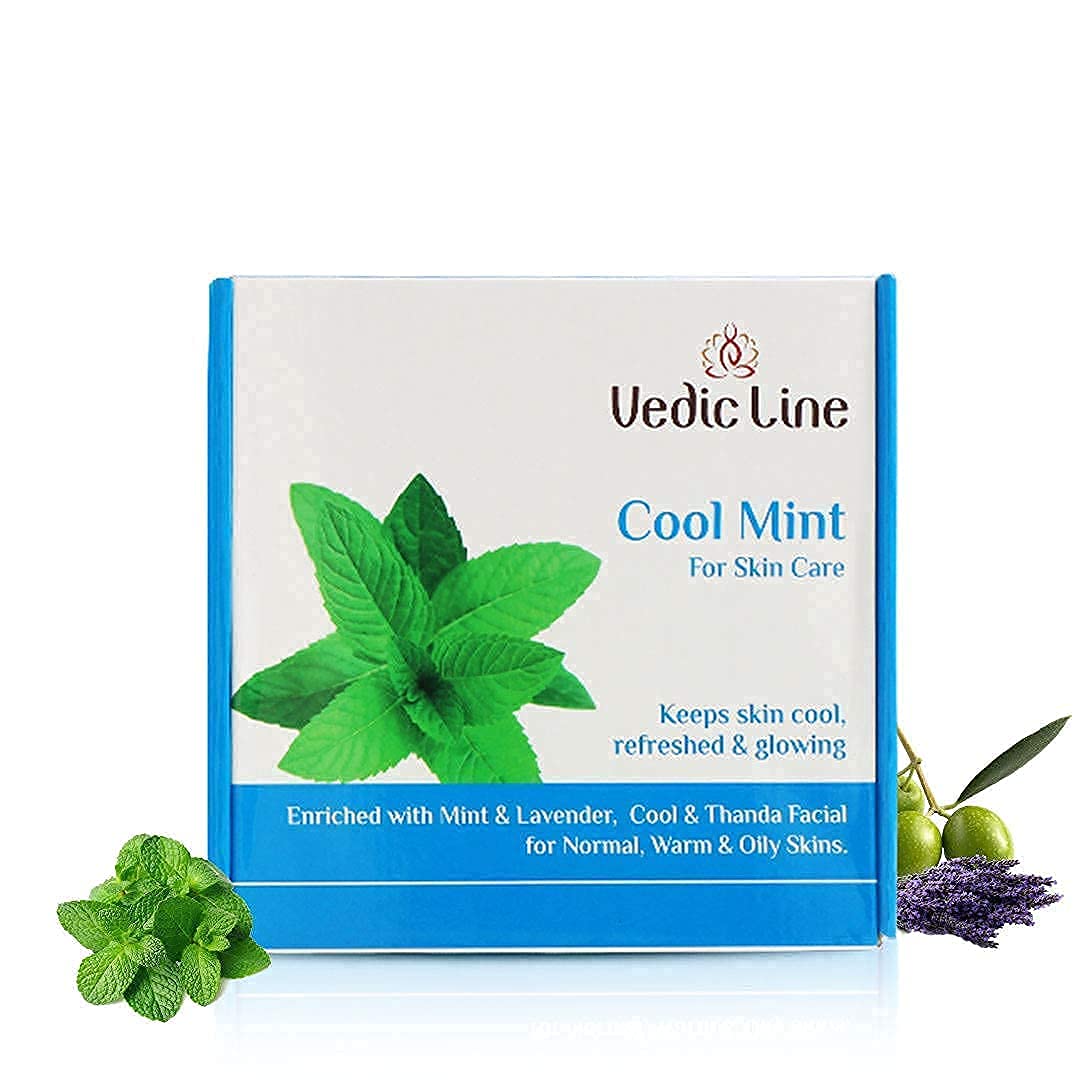 Vedicline Cool Mint Facial Kit with Mint