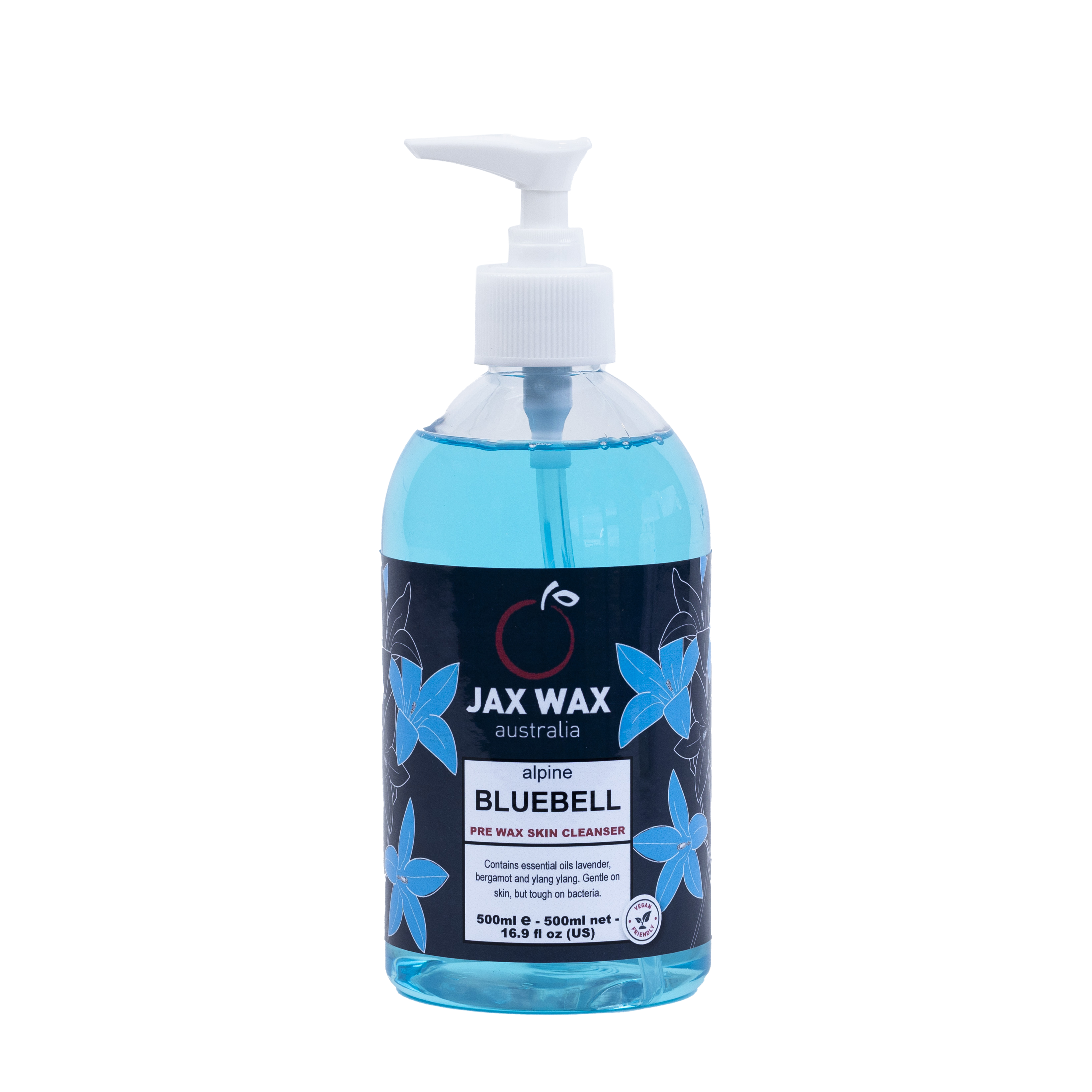 Jax Wax Alpine Bluebell Pre Wax Cleanser - 500ml