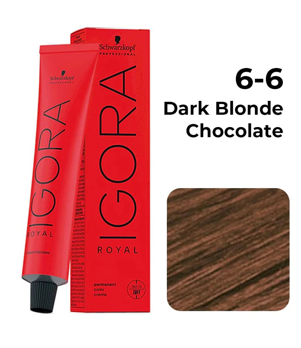 Schwarzkopf Igora Royal permanenet Color 6-6 Dark Blonde Choclate